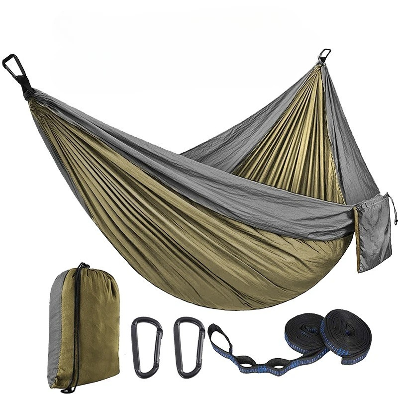 Double Hammock Portable Parachute Nylon - Single Double Parachute Nylon Hanging Swing