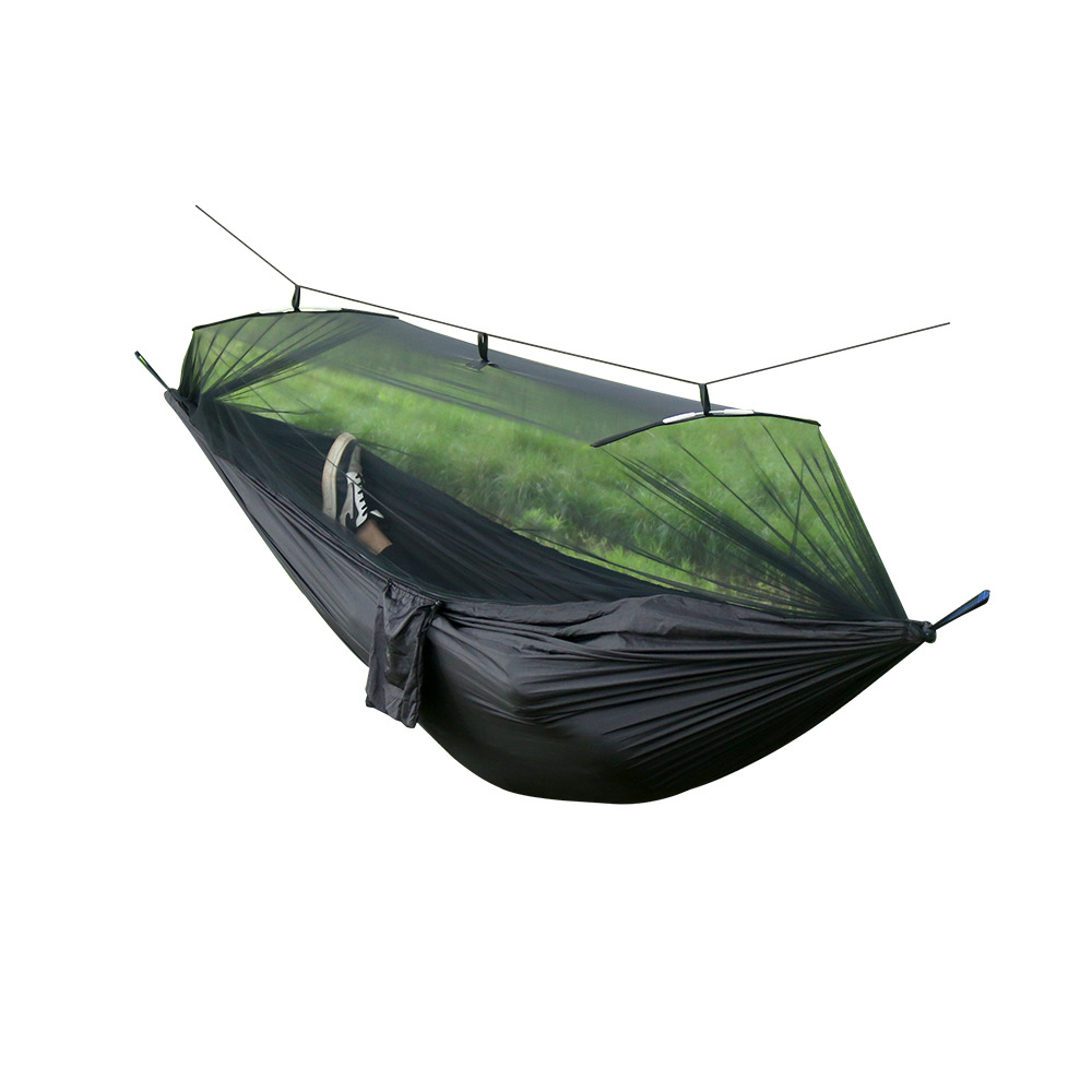 Double Hammock Portable Parachute Nylon - Double Camping Hammock with Mosquito Net