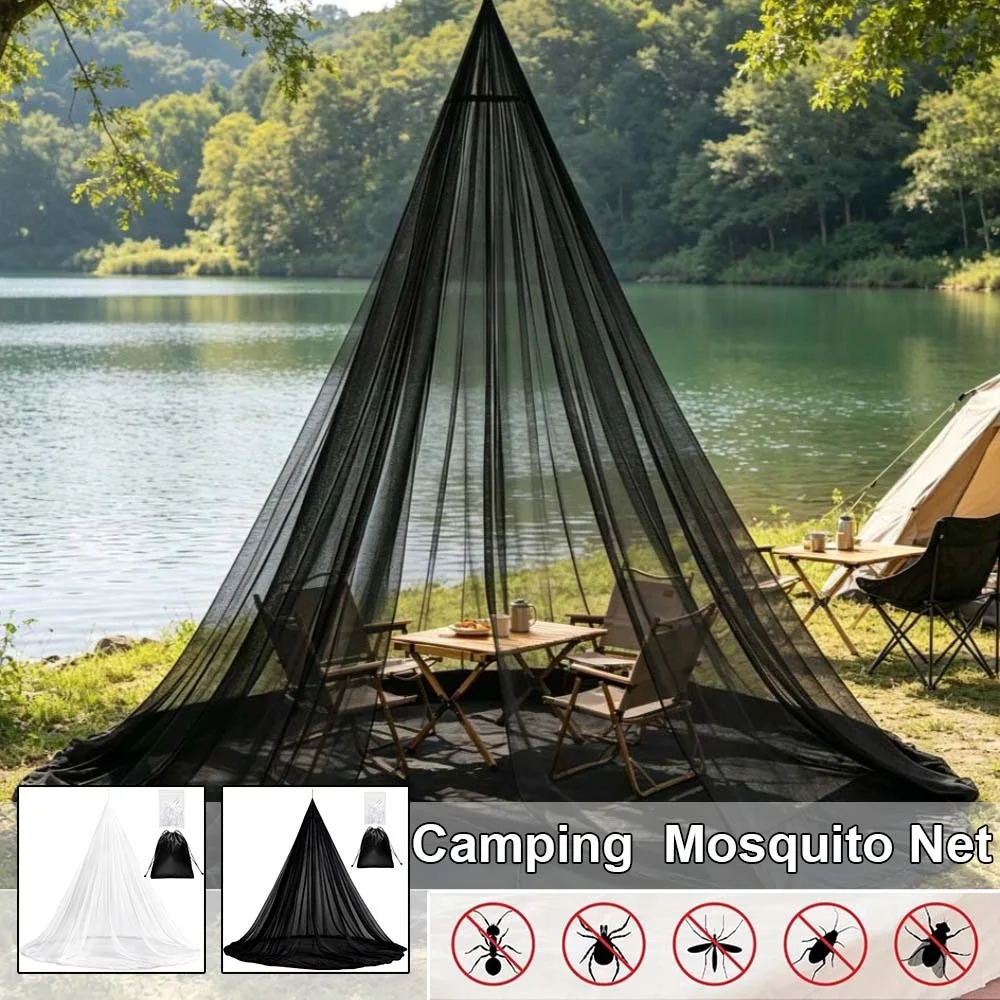 Camping Hammock With Mosquito Net Rainfly - Summer Hung Dome Mosquito Net Mesh