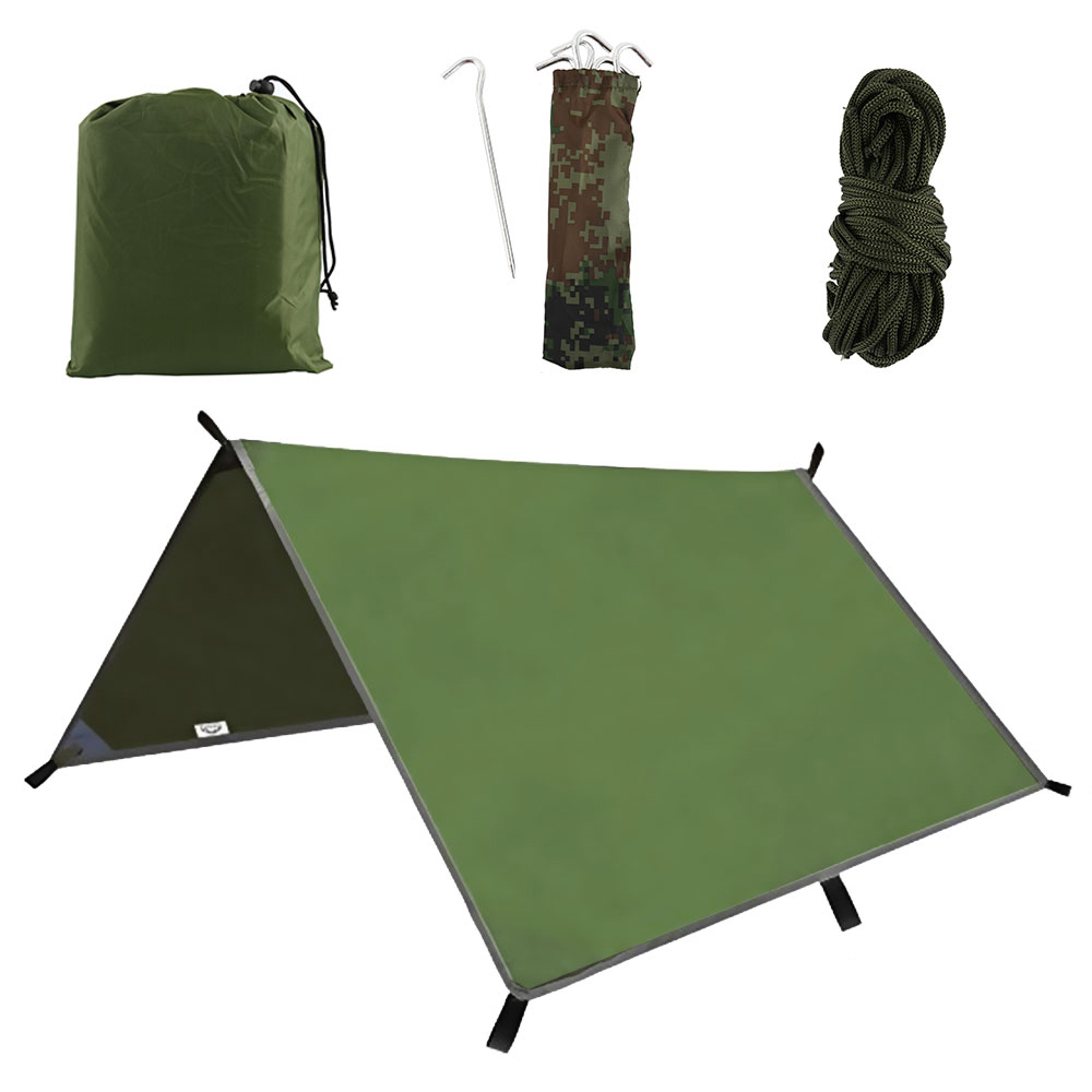 Hammock Rain Fly Tarp Waterproof 3X3M - 3x3m Awning Waterproof Sun Shelter Tent