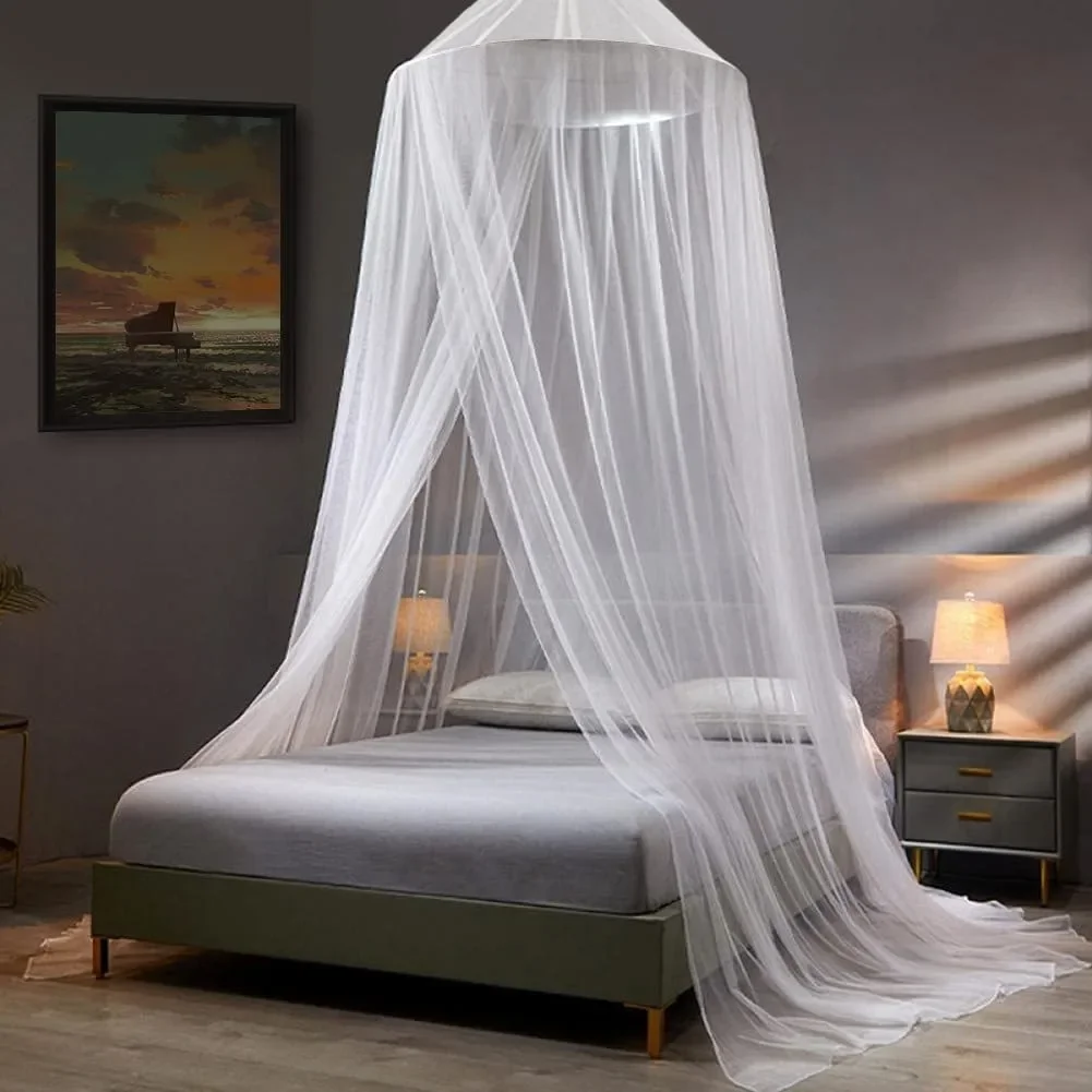 Camping Hammock With Mosquito Net Rainfly - Mosquito Mesh Net Large Dome Hanging