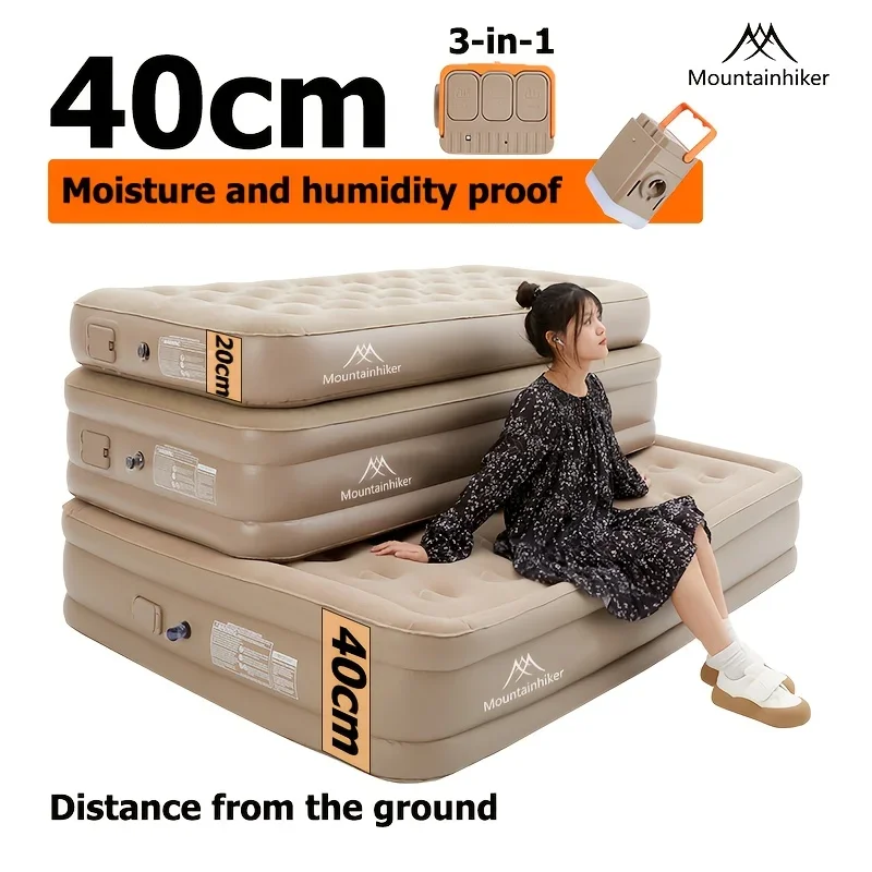 Mountainhiker Automatic Air Cu - Camping Air Mattress Built In Pump recension och pris