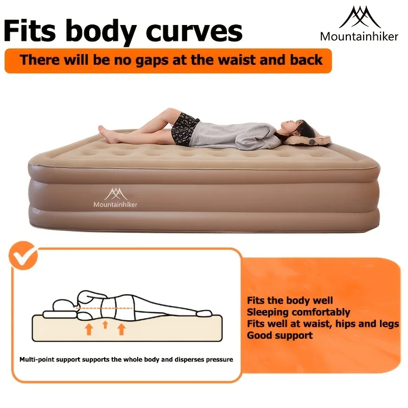Mountainhiker Automatic Air Cu - Camping Air Mattress Built In Pump recension och pris