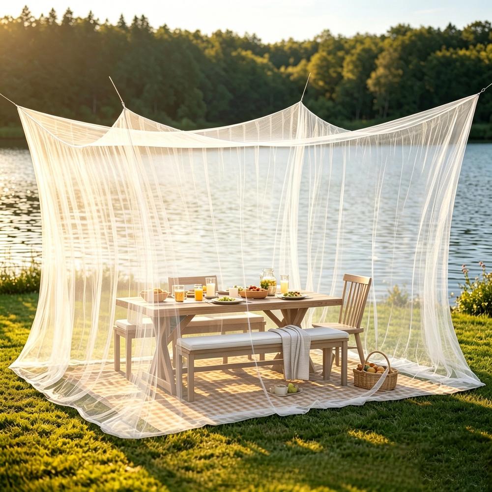 Large Outdoor Mosquito Net Bre - Camping Hammock With Mosquito Net Rainfly recension och pris