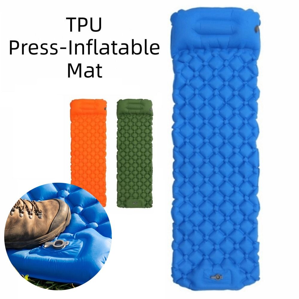 Inflatable Camping Sleeping Pa - Inflatable Camping Sleeping Pad Pillow recension och pris