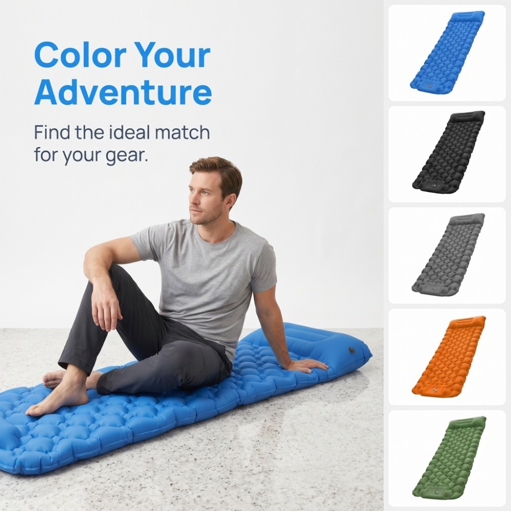 Inflatable Camping Sleeping Pa - Inflatable Camping Sleeping Pad Pillow recension och pris
