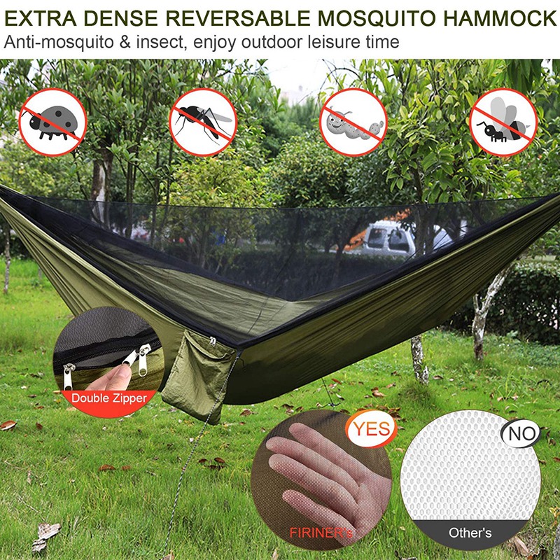 RMWIN-Camping Hammock With Rai - Camping Hammock With Mosquito Net Rainfly recension och pris