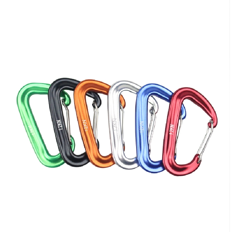 6PCS 12kN Aluminum D Ring Cara - Carabiners Aluminum 12Kn Heavy Duty recension och pris
