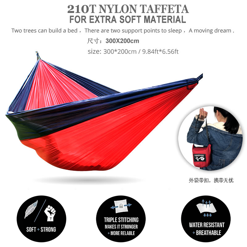 2026 New Portable Nylon Parach - Double Hammock Portable Parachute Nylon recension och pris