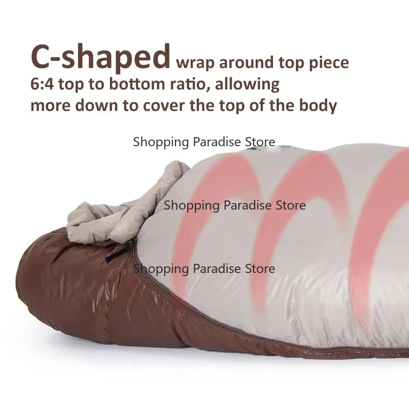 Eiderdown Sleeping Bag Mummy D - Sleeping Bag 4 Season Down Winter recension och pris