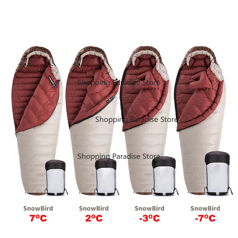Eiderdown Sleeping Bag Mummy D - Sleeping Bag 4 Season Down Winter recension och pris