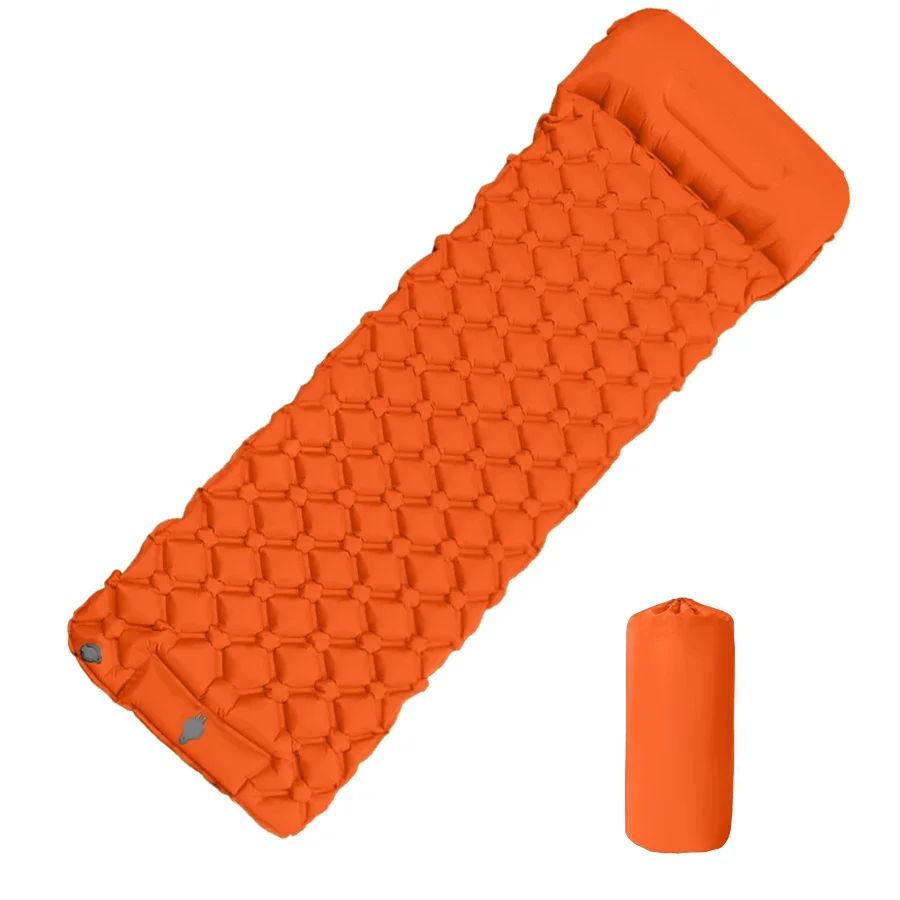 Ultralight Outdoor Camping Inf - Inflatable Camping Sleeping Pad Pillow recension och pris