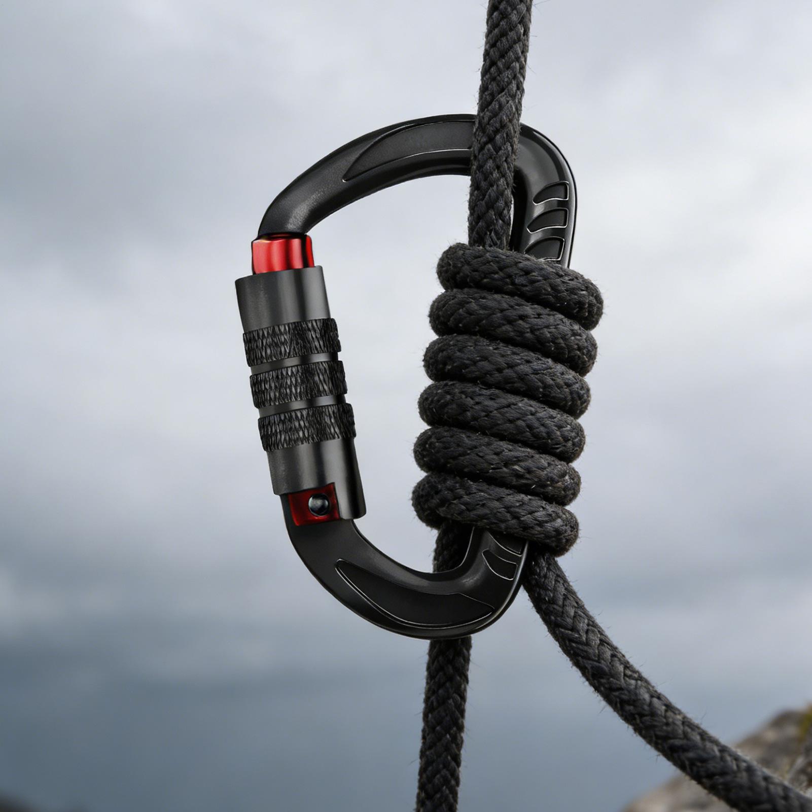 12KN Locking Carabiner Clip He - Carabiners Aluminum 12Kn Heavy Duty recension och pris