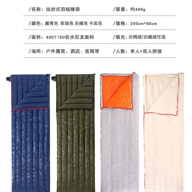 4 Season Goose Down Sleeping B - Sleeping Bag 4 Season Down Winter recension och pris