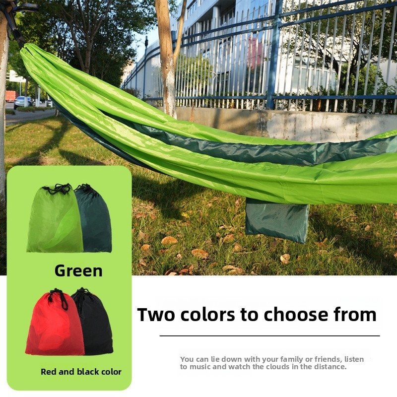 Portable Camping Hammock 270*1 - Double Hammock Portable Parachute Nylon recension och pris