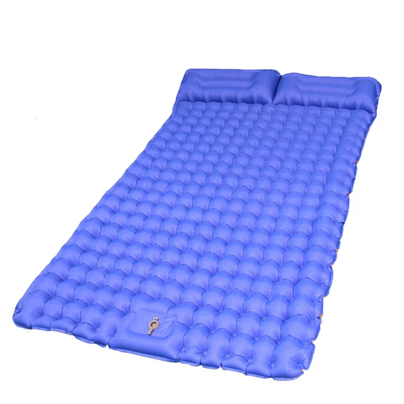 Double Inflatable Camping Slee - Inflatable Camping Sleeping Pad Pillow recension och pris