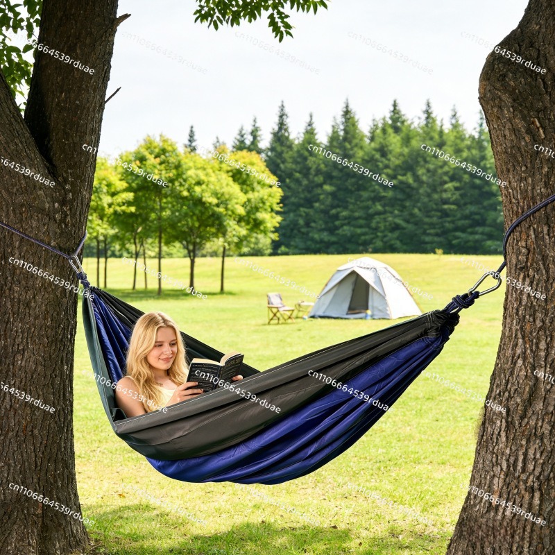 Nylon parachute cloth hammock  - Double Hammock Portable Parachute Nylon recension och pris