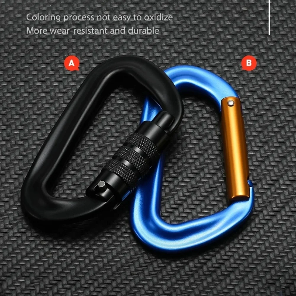 12kN D-Shaped Aluminum Alloy C - Carabiners Aluminum 12Kn Heavy Duty recension och pris