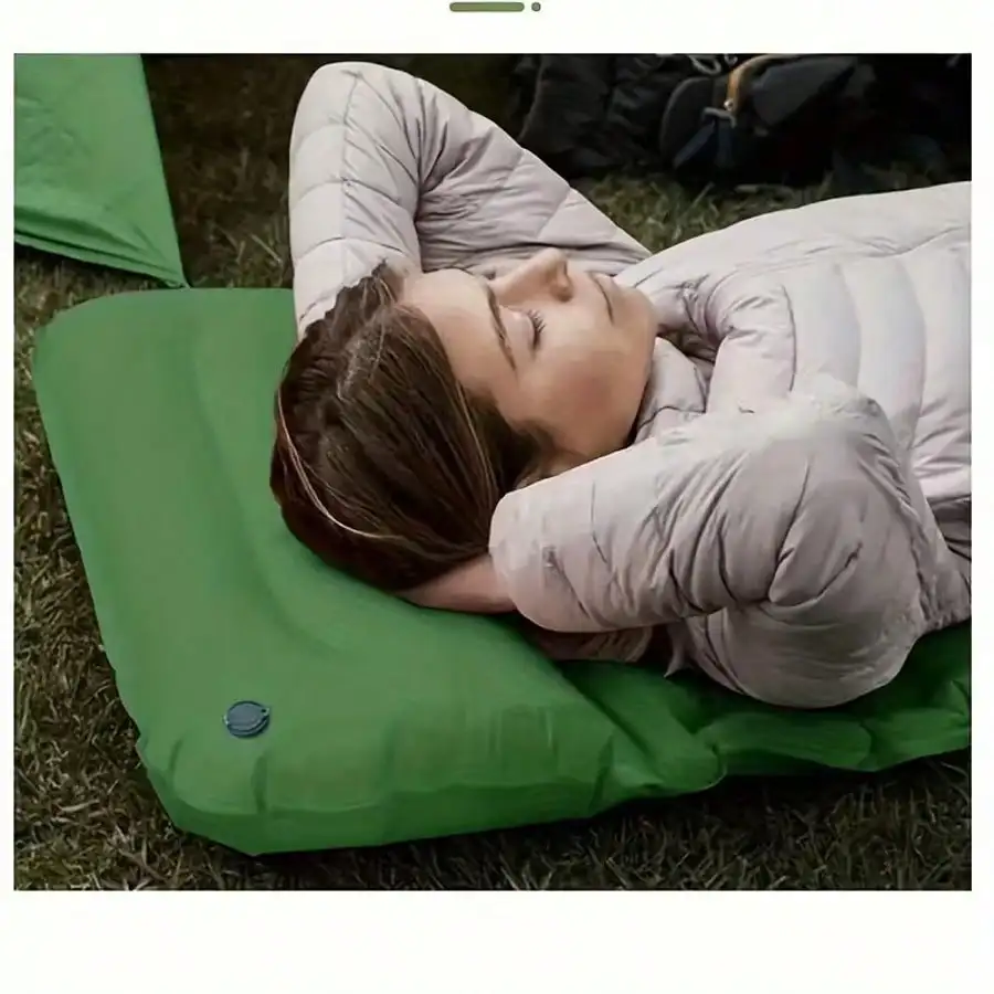 Ultra-Lightweight Inflatable C - Camping Air Mattress Built In Pump recension och pris