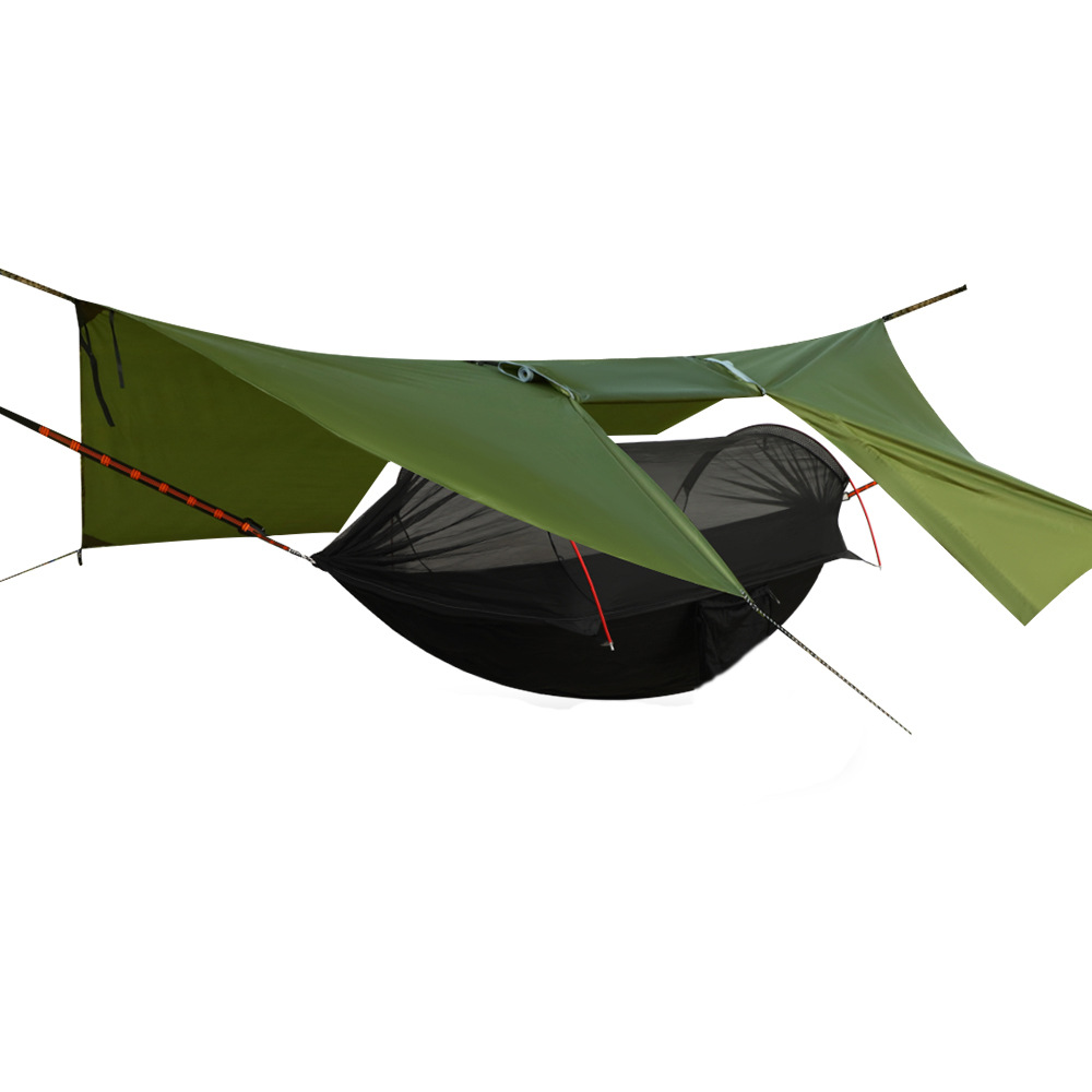 Outdoor Double Camping Hammock - Double Hammock Portable Parachute Nylon recension och pris