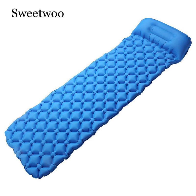 Camping Sleeping Pad Ultraligh - Inflatable Camping Sleeping Pad Pillow recension och pris