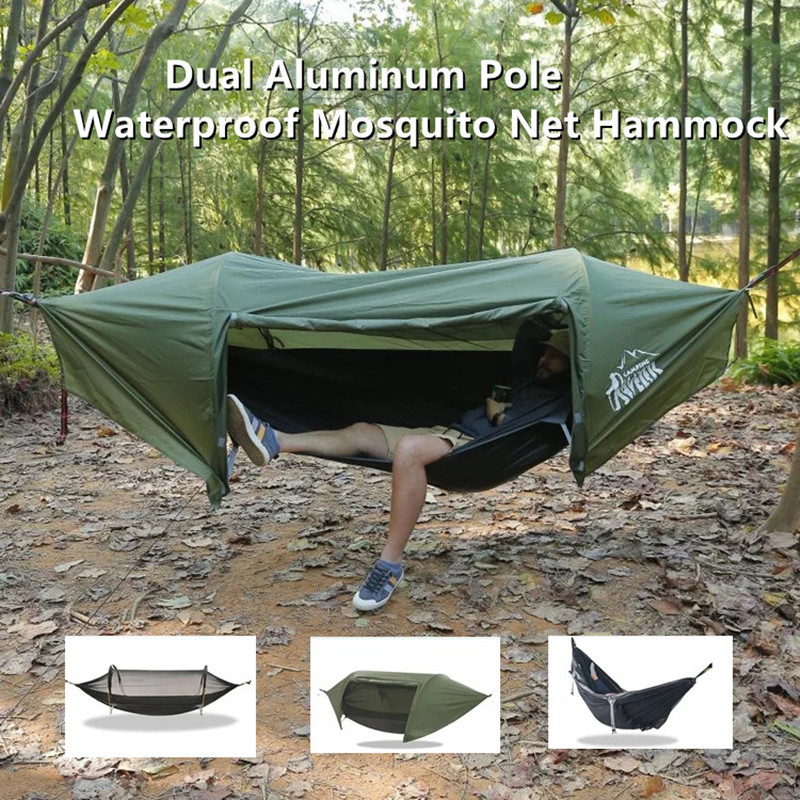 3-in-1 Tunnel Mosquito Net Ham - Camping Hammock With Mosquito Net Rainfly recension och pris