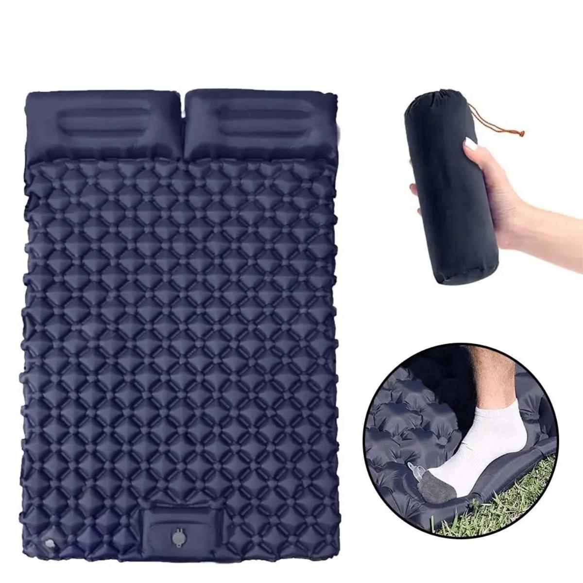 Single & Double Inflatable Air - Inflatable Camping Sleeping Pad Pillow recension och pris