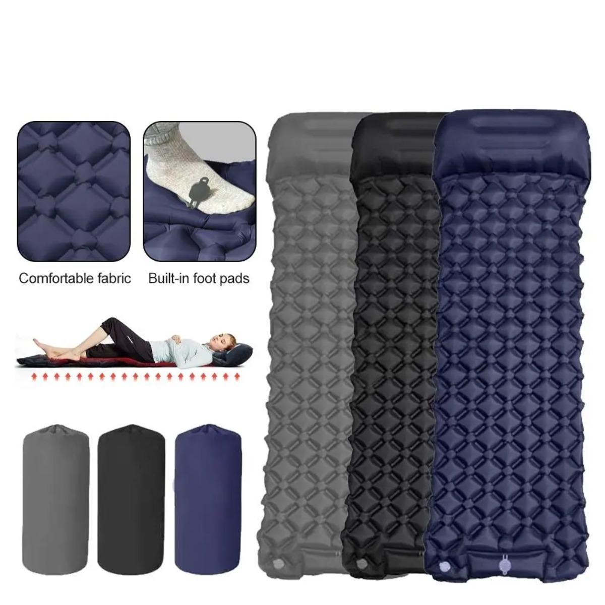 Single & Double Inflatable Air - Inflatable Camping Sleeping Pad Pillow recension och pris