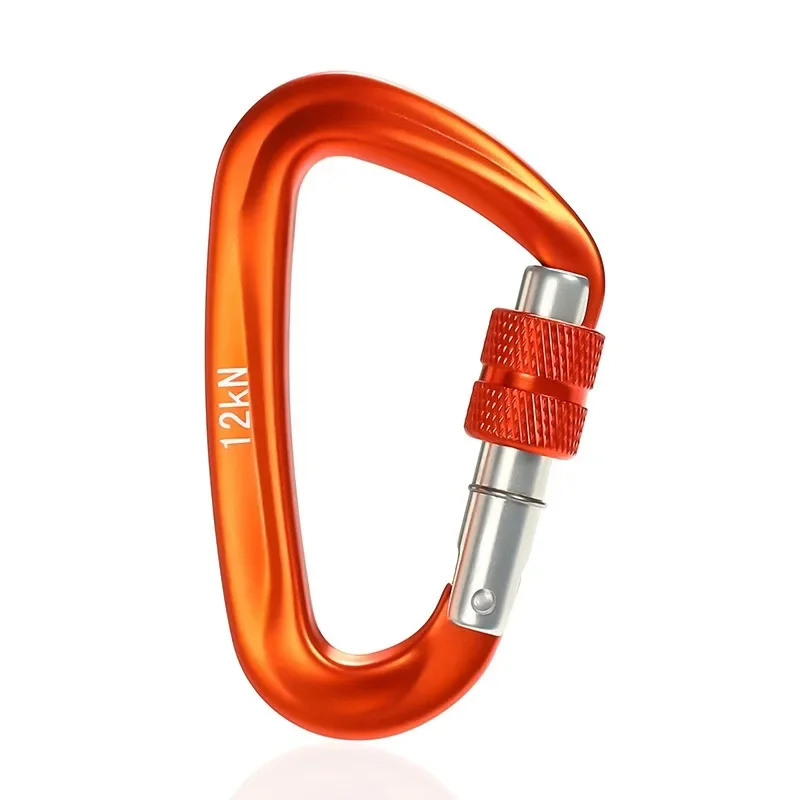 12KN D-Type Heavy Duty Screw L - Carabiners Aluminum 12Kn Heavy Duty recension och pris