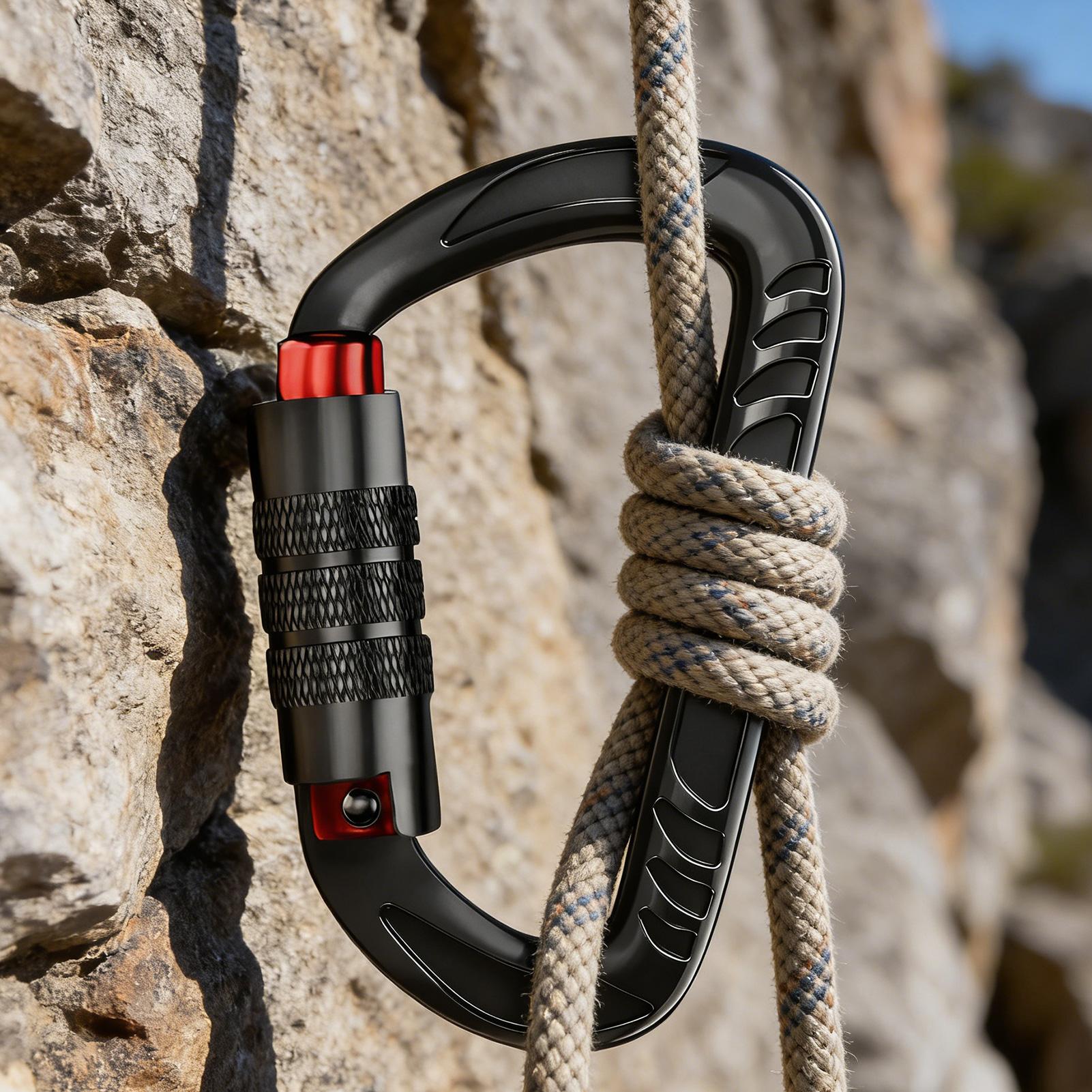 Carabiner Clip 12KN Load-Beari - Carabiners Aluminum 12Kn Heavy Duty recension och pris