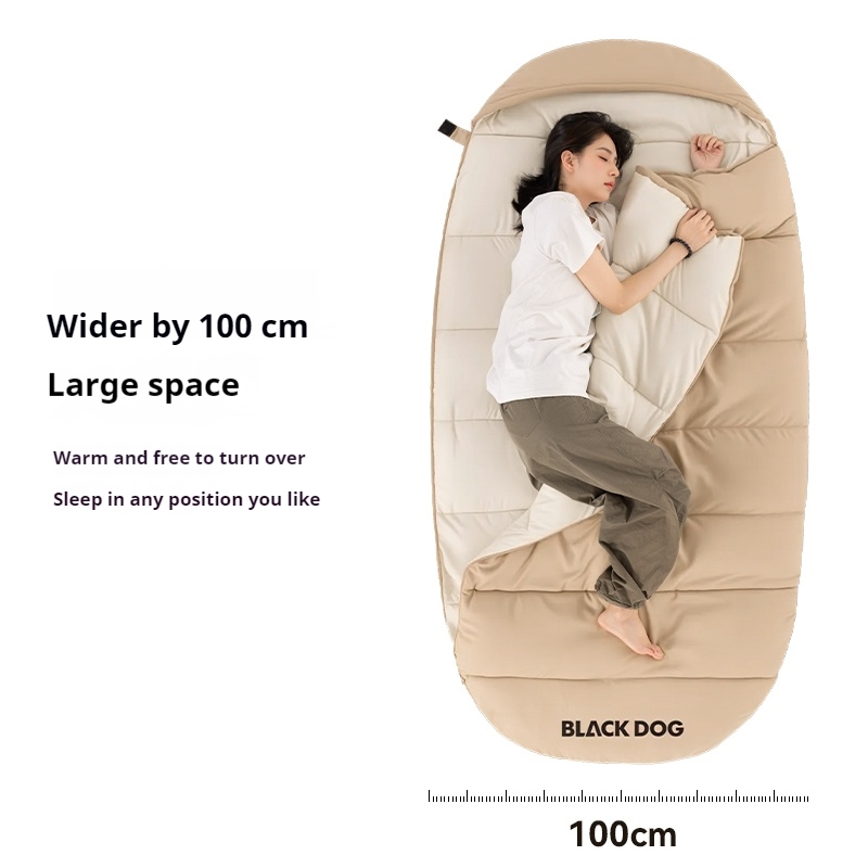 BLACKDOG Single Cotton Sleepin - Sleeping Bag 4 Season Down Winter recension och pris