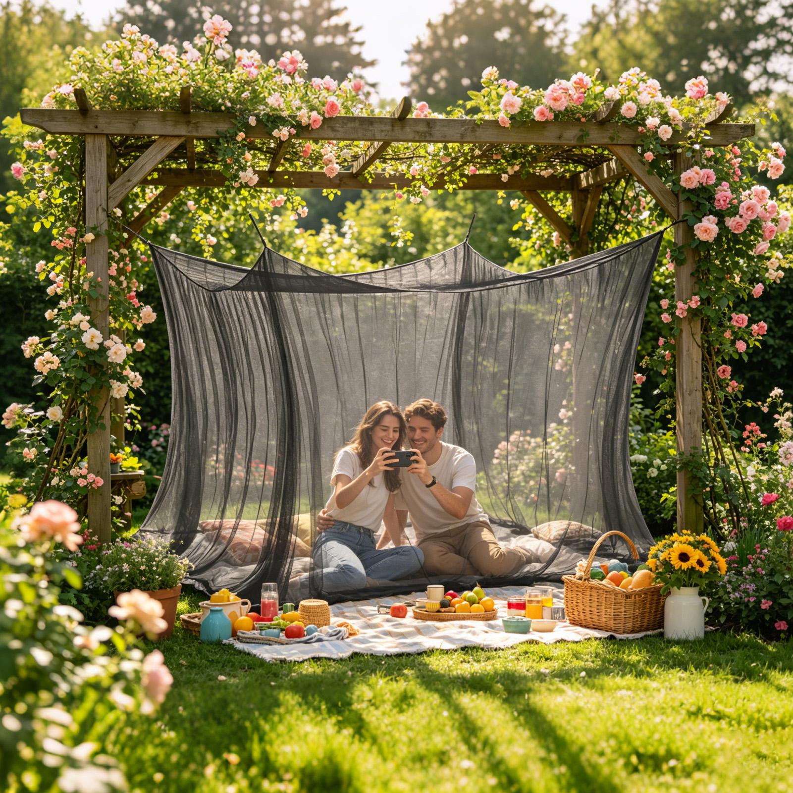 Outdoor Mosquito Net for Gazeb - Camping Hammock With Mosquito Net Rainfly recension och pris