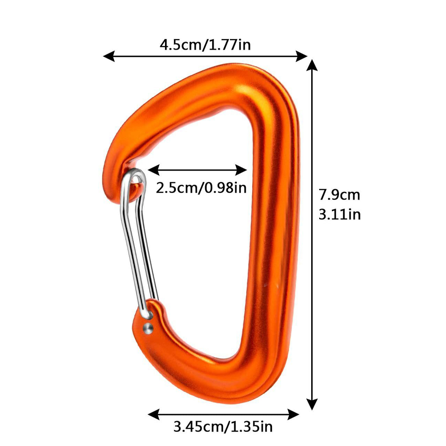 Carabiner,12KN Lightweight Hea - Carabiners Aluminum 12Kn Heavy Duty recension och pris