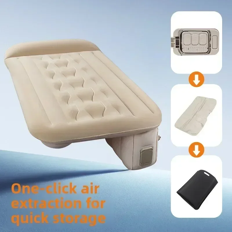Car Rear Seat Inflatable Mattr - Camping Air Mattress Built In Pump recension och pris