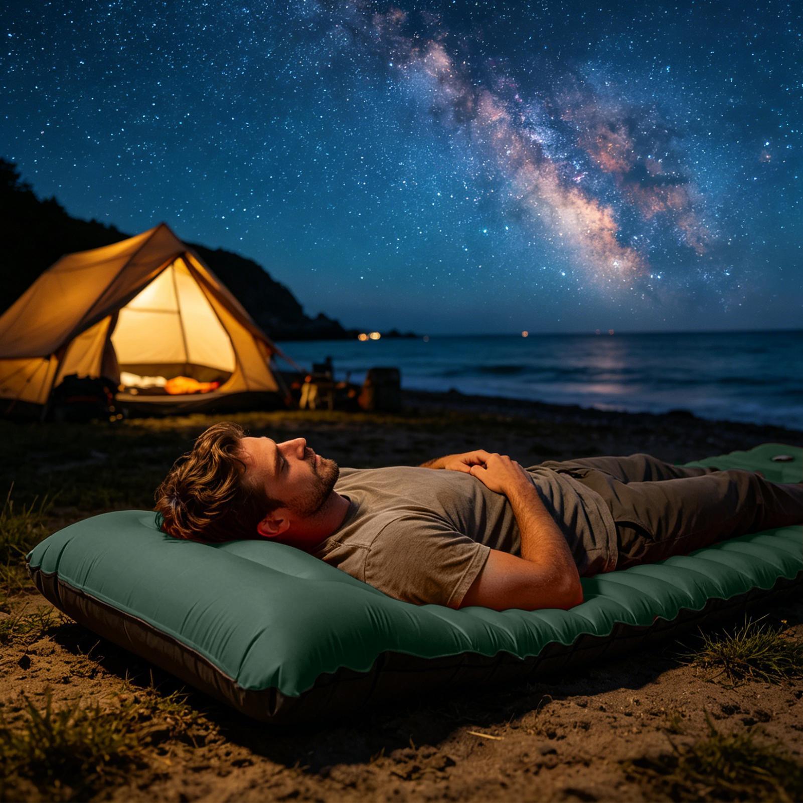 Camping Pad Lightweight Inflat - Inflatable Camping Sleeping Pad Pillow recension och pris