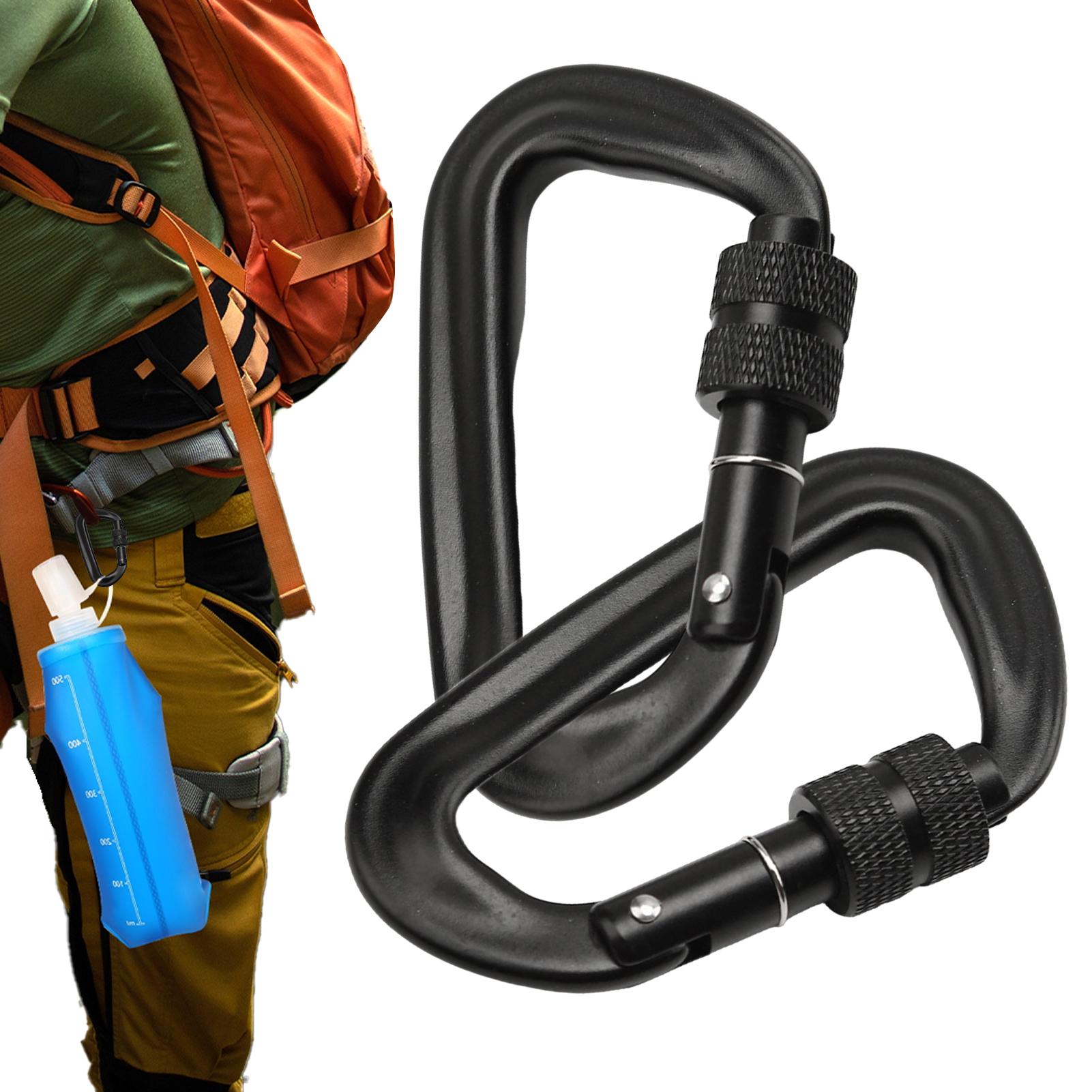 12kN Heavy Duty Aluminum Locki - Carabiners Aluminum 12Kn Heavy Duty recension och pris