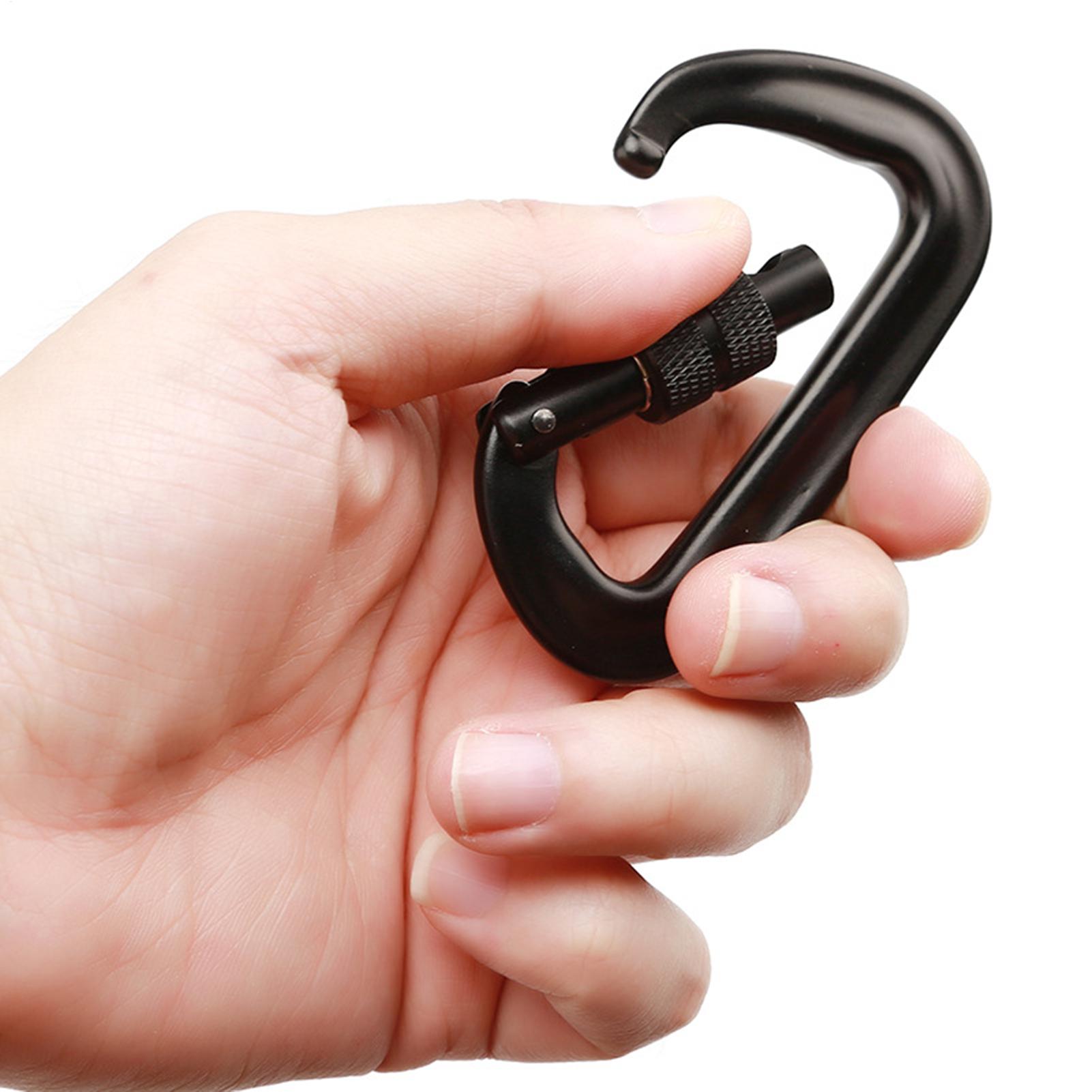 12kN Heavy Duty Aluminum Locki - Carabiners Aluminum 12Kn Heavy Duty recension och pris