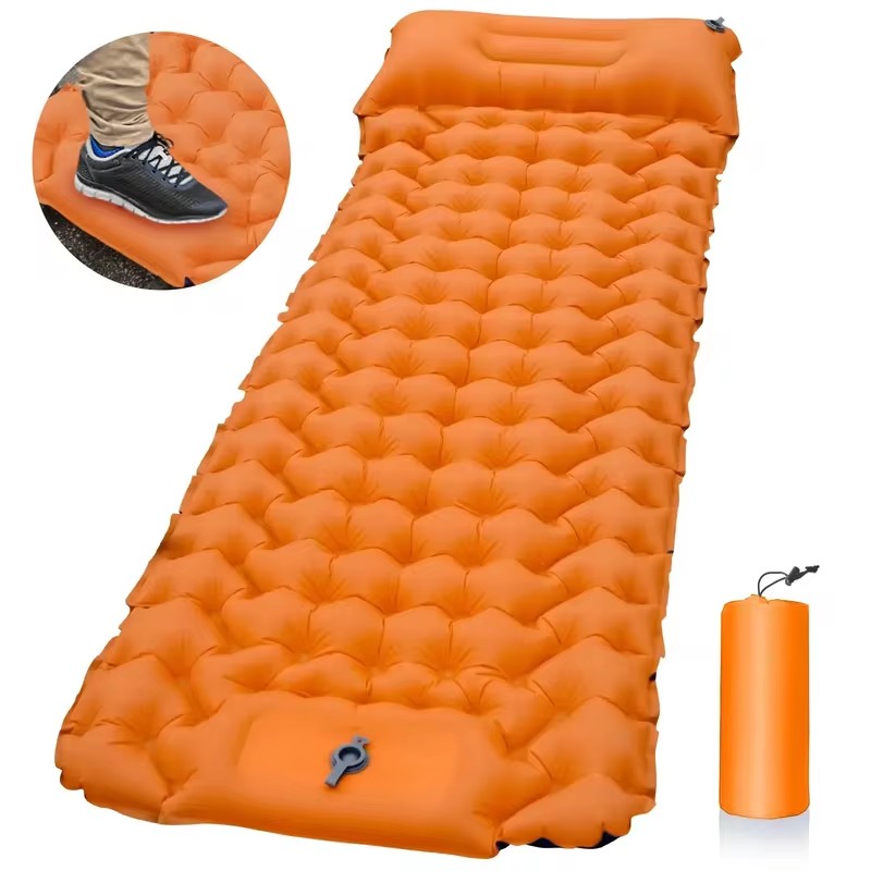 Portable Inflatable Air Mattre - Inflatable Camping Sleeping Pad Pillow recension och pris