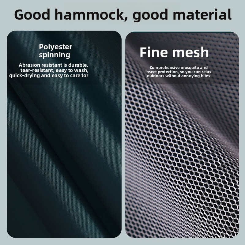 Portable Double-color Outdoor  - Double Hammock Portable Parachute Nylon recension och pris