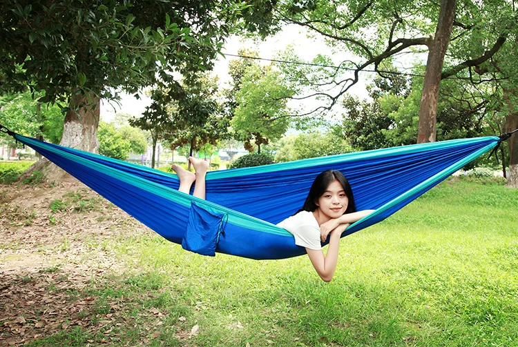 2022 Portable Hammock Double P - Double Hammock Portable Parachute Nylon recension och pris