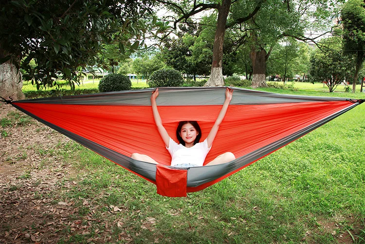 2022 Portable Hammock Double P - Double Hammock Portable Parachute Nylon recension och pris