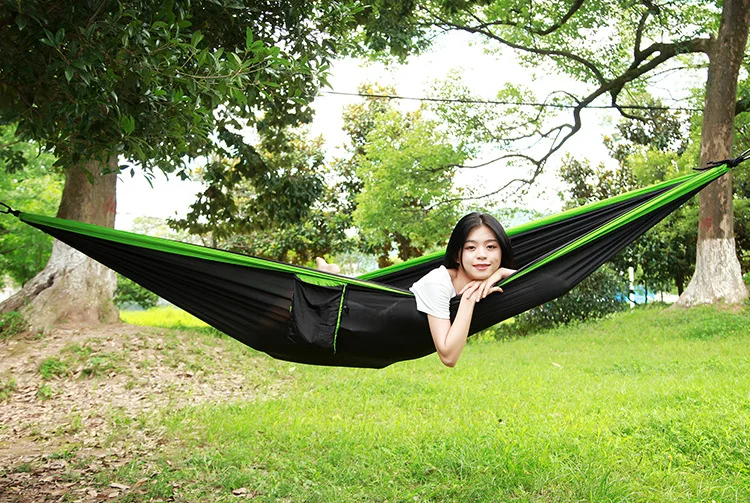 2022 Portable Hammock Double P - Double Hammock Portable Parachute Nylon recension och pris