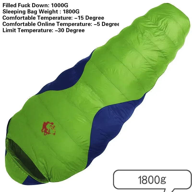Jungle King Newest 4 Seasons 3 - Sleeping Bag 4 Season Down Winter recension och pris