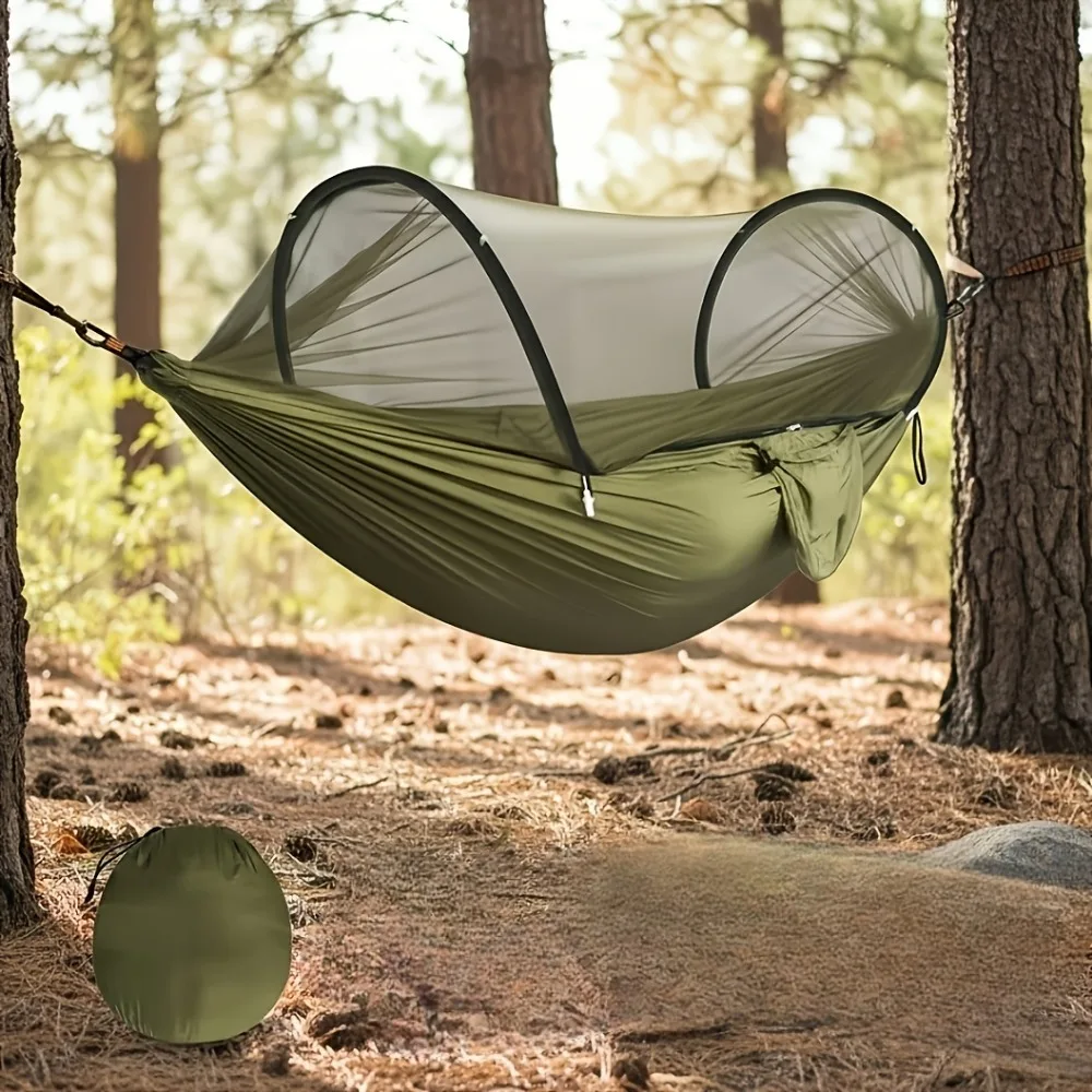 Portable Single Double Camping - Double Hammock Portable Parachute Nylon recension och pris