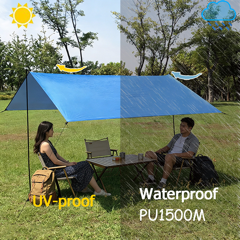 3x3m Camping Tarp, Waterproof  - Hammock Rain Fly Tarp Waterproof 3X3M recension och pris