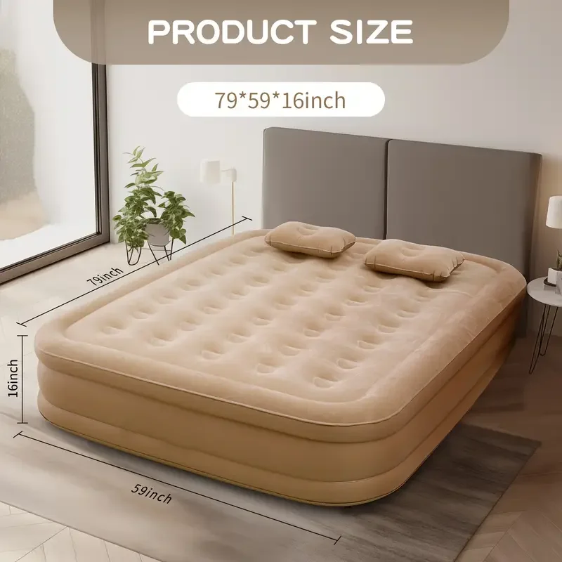 Interior Air Mattress Glamping - Camping Air Mattress Built In Pump recension och pris