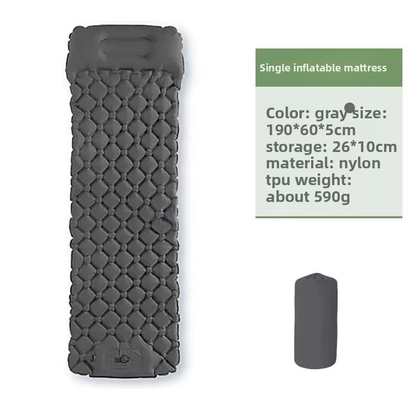 Durable Nylon Comfortable Infl - Inflatable Camping Sleeping Pad Pillow recension och pris