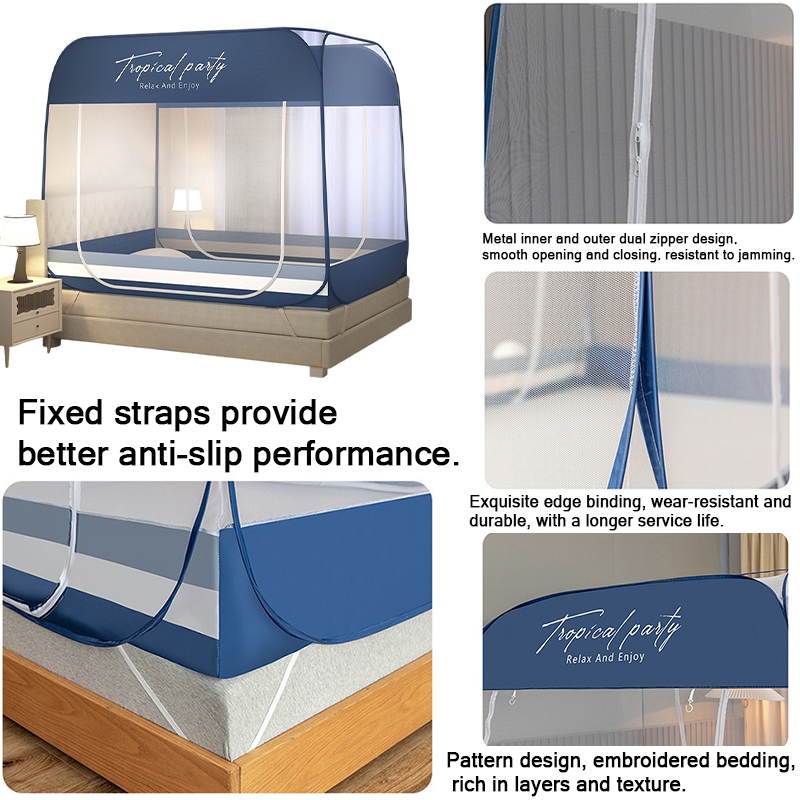 Mosquito Net Bed,Portable Pop  - Camping Hammock With Mosquito Net Rainfly recension och pris