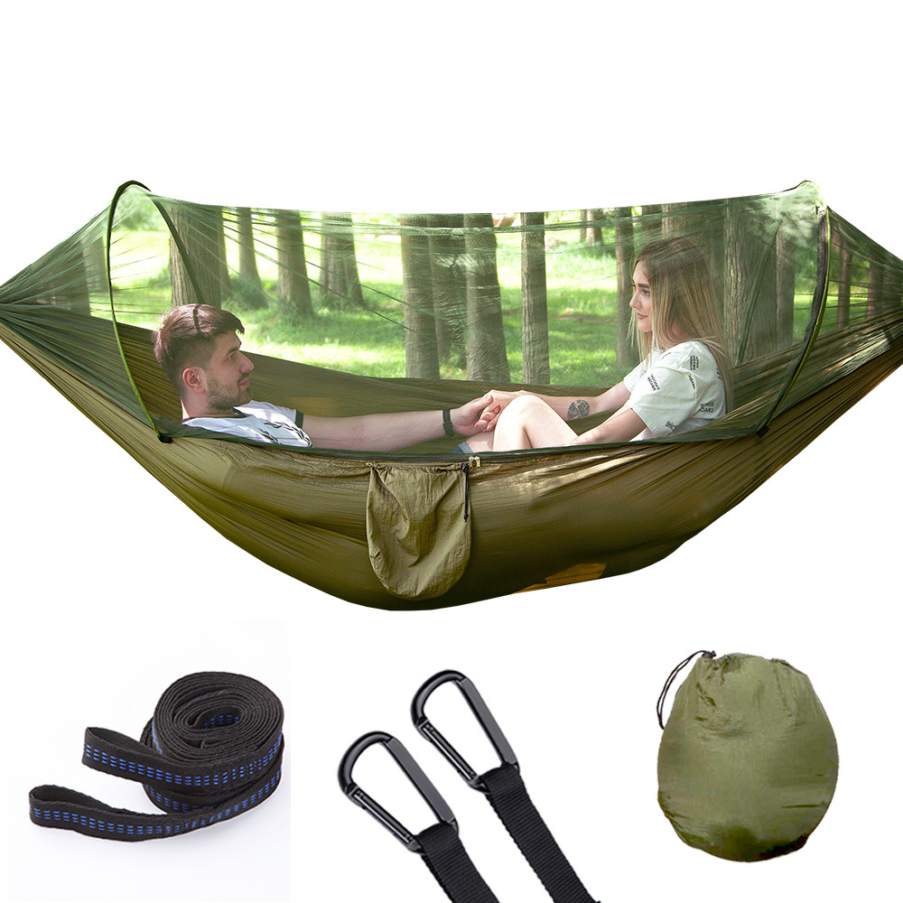 290*140 Hammock with Anti-mosq - Camping Hammock With Mosquito Net Rainfly recension och pris