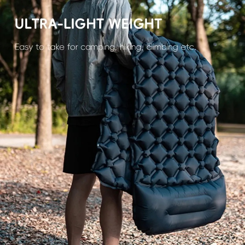 Inflatable Camping Mats Air Ma - Inflatable Camping Sleeping Pad Pillow recension och pris